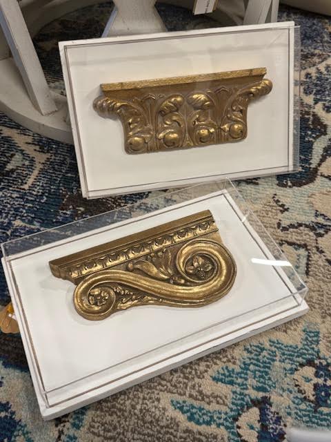 Paris Apartment 13" Embossed Chapiter Acrylic Box Frame Wall Art