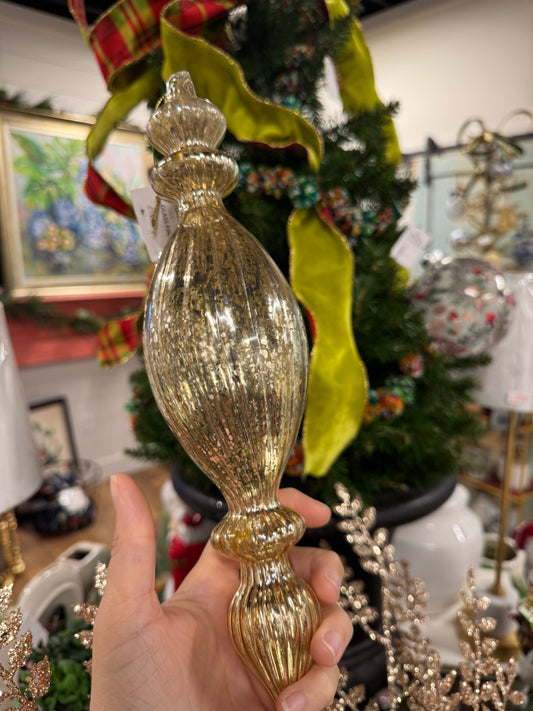 Gold Finial Ornament