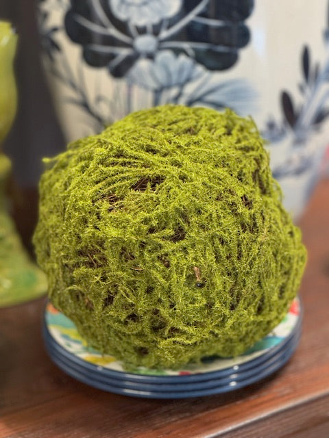Faux Moss Angelvine Ball