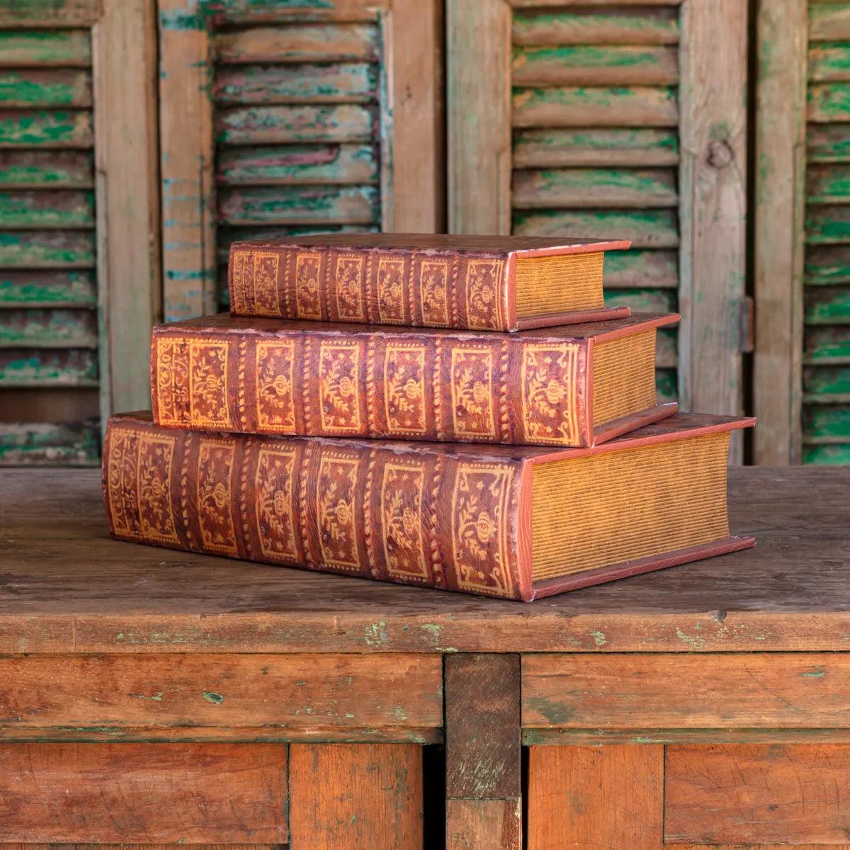 Set of 3 Marble Book Boxes