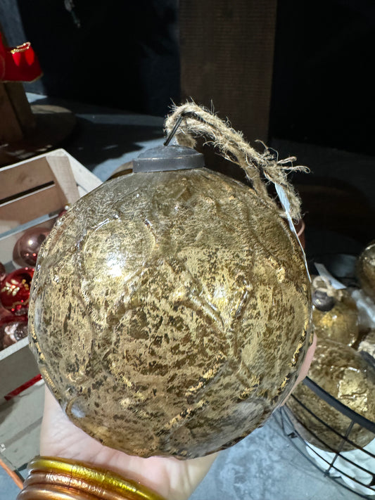 Gold Ball Ornament