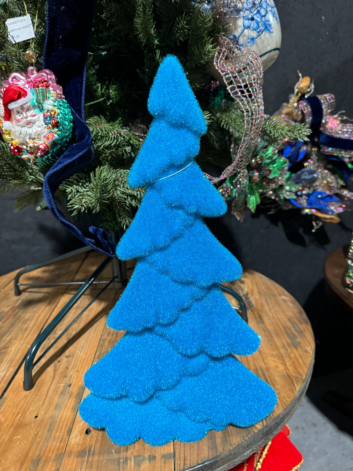 Medium Blue Velvet Tree