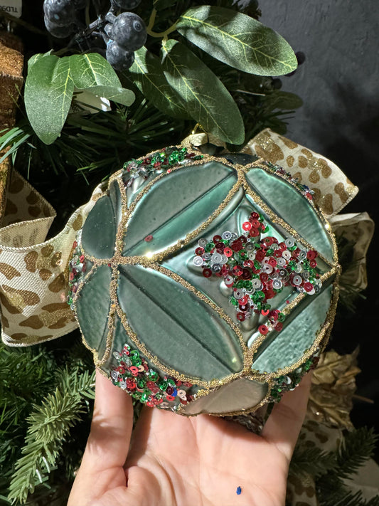 Petals Glass Ball Ornament