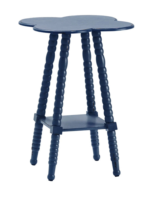 Navy Blue Accent Table