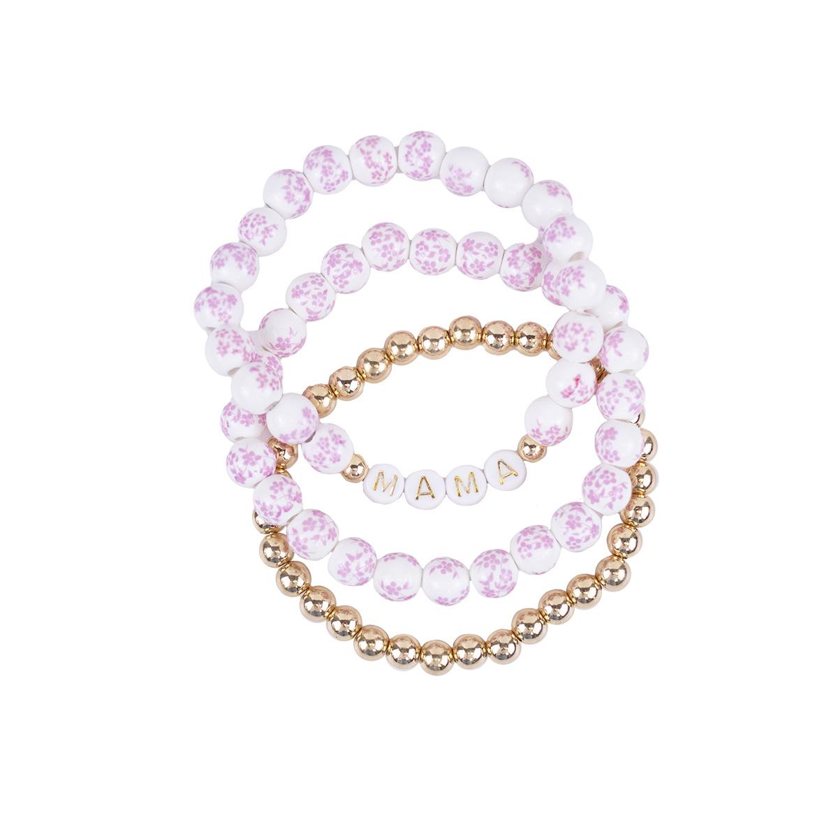 Mama Bead Bracelet Stacks