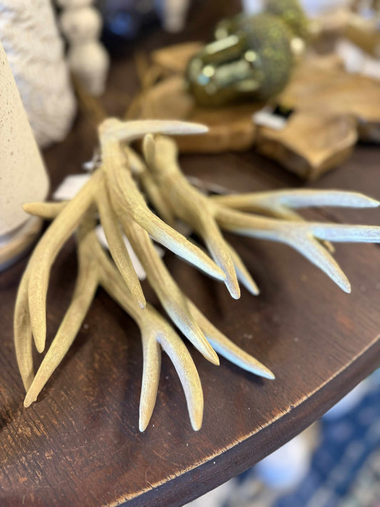 15" Resin Antler Stem Pick – Light Brown
