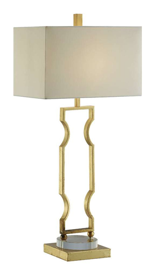 Gold and Acrylic Lamp