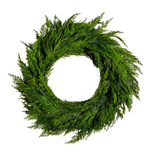28" Cedar Wreath