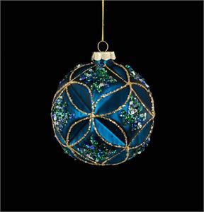 Petals Glass Ball Ornament